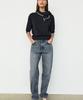 Masimodutti 100% Cotton Knit Sweater With Scarf Detail