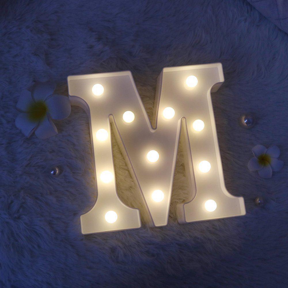 LED Letter and Number Lamp - Perfect for Christmas, Weddings, Proposals, Valentine's Day, and Other Celebrations.