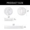 80Pcs Disposable Luggage Wheel Protectors Antislip Wear Resistant Elastic Nonwoven Fabric Covers for Suitcase Wheels