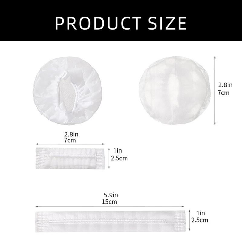 80Pcs Disposable Luggage Wheel Protectors Antislip Wear Resistant Elastic Nonwoven Fabric Covers for Suitcase Wheels