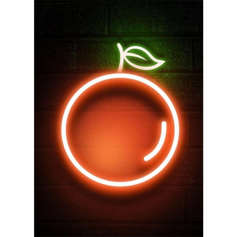 Cool Neon Signs Money Symbol Fruits Flamingo Canvas Posters Prints Pictures Wall Art Canvas Painting for Shop Home Decoration