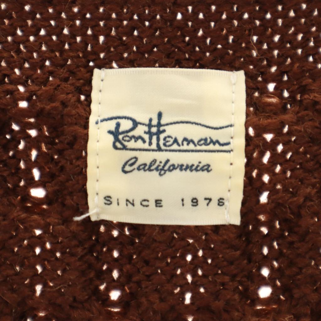 Ron Herman 7 Minutes Sleeve V Neck Sweater XS Brown Knit Men's Used