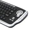 Wireless Keyboard Ergonomic Multifunctional Backlight Function 78 Keys 2.4G Mini Keyboard with Trackball