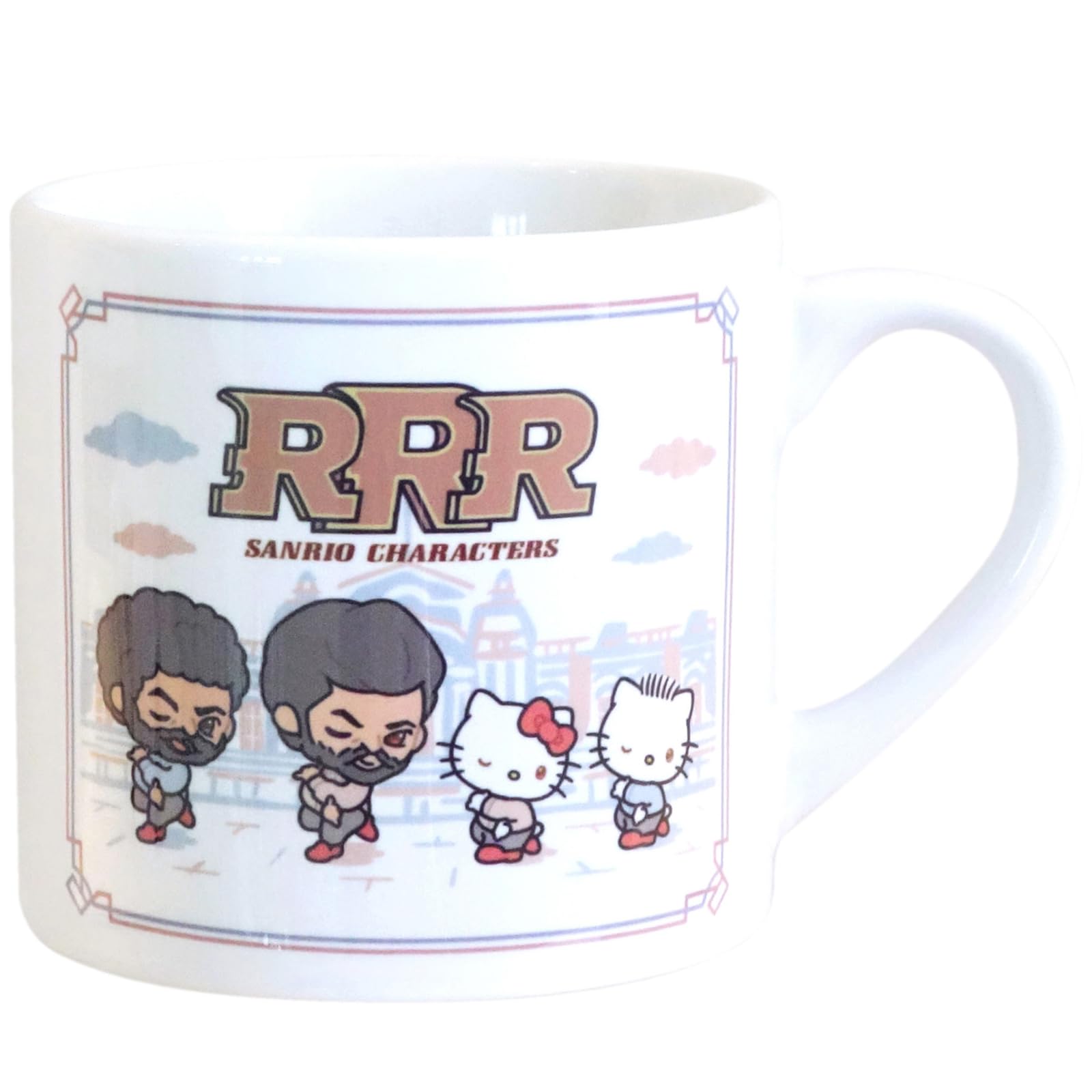 

RRR x Sanrio Characters Mug, 240ml, Microwave Safe, Natu, Made in Japan, 510101
