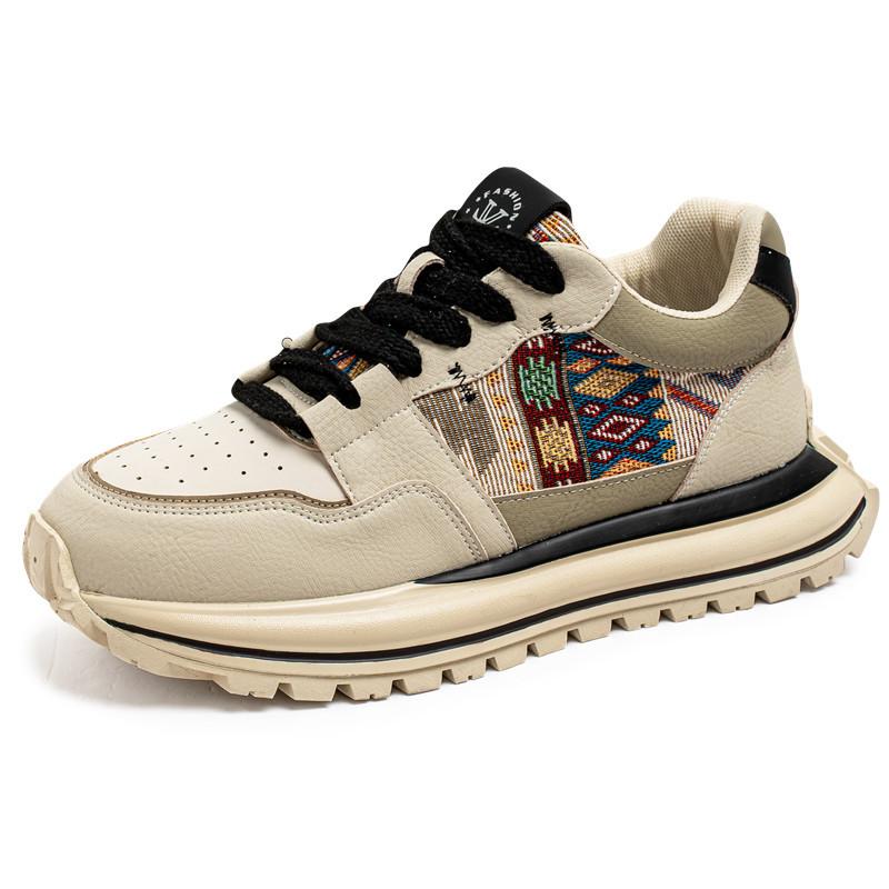 New Spring and Autumn Thick-soled Heightening Casual Youth Running Sneakers Korean Version Personalized Ins Daddy Trendy Shoes