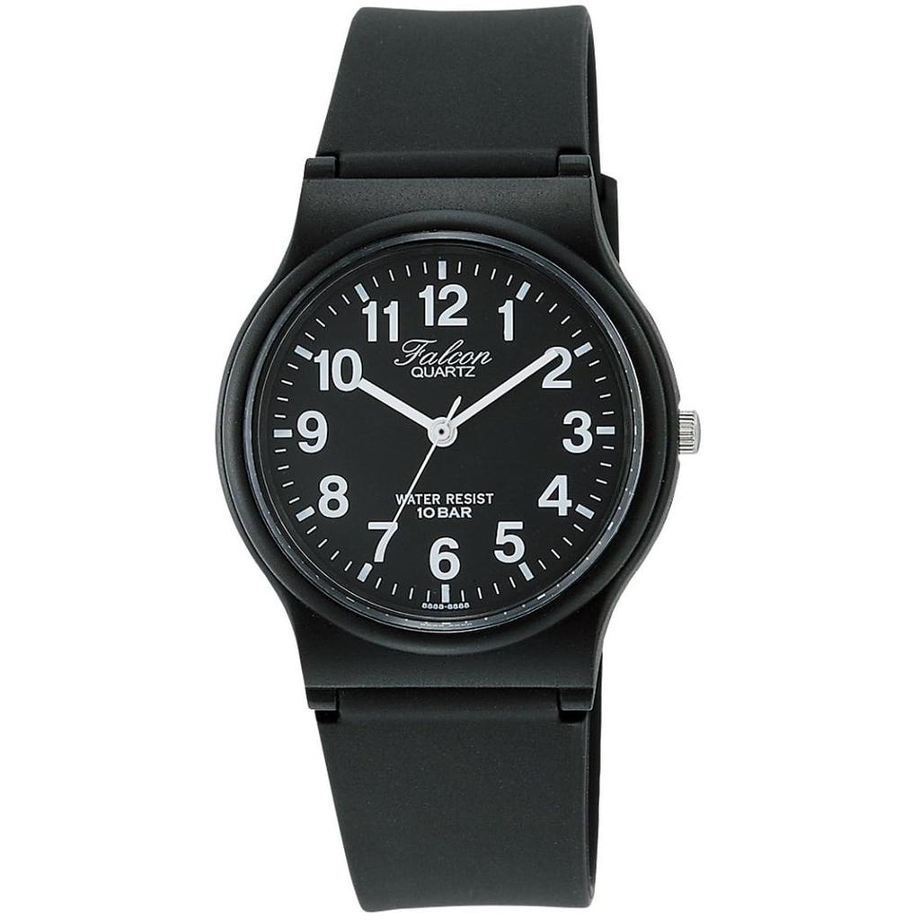 Citizen Q&Q VP46-854 Analog Wristwatch, Waterproof to 10 ATM, Urethane Strap, Black
