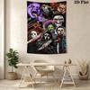 Horror Movie Characters Tapestry Tapestry Wallmounted Fashion Print Homestay Soft Decoration Tapestry Wall Decoration Work Of Art