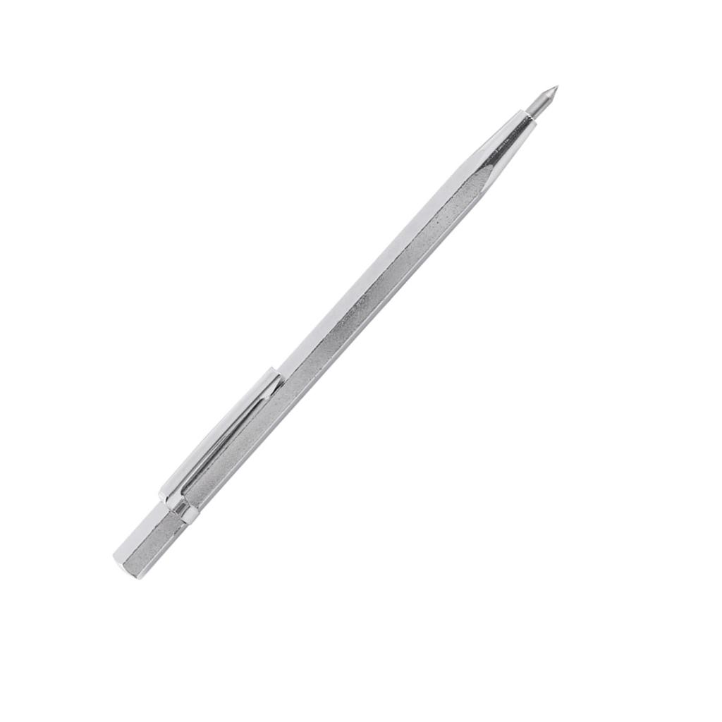 Tragbares Anreißwerkzeug Gravurstift Werkzeug Glas Keramik Gravierer Anreißwerkzeug (Silber)