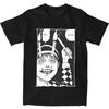 Camiseta de Mangá Junji Ito Terror Japonês Manga Tendência Legal Camisetas Tops de Manga Curta Verão Algodão Gola Redonda Top Oversize Camisetas