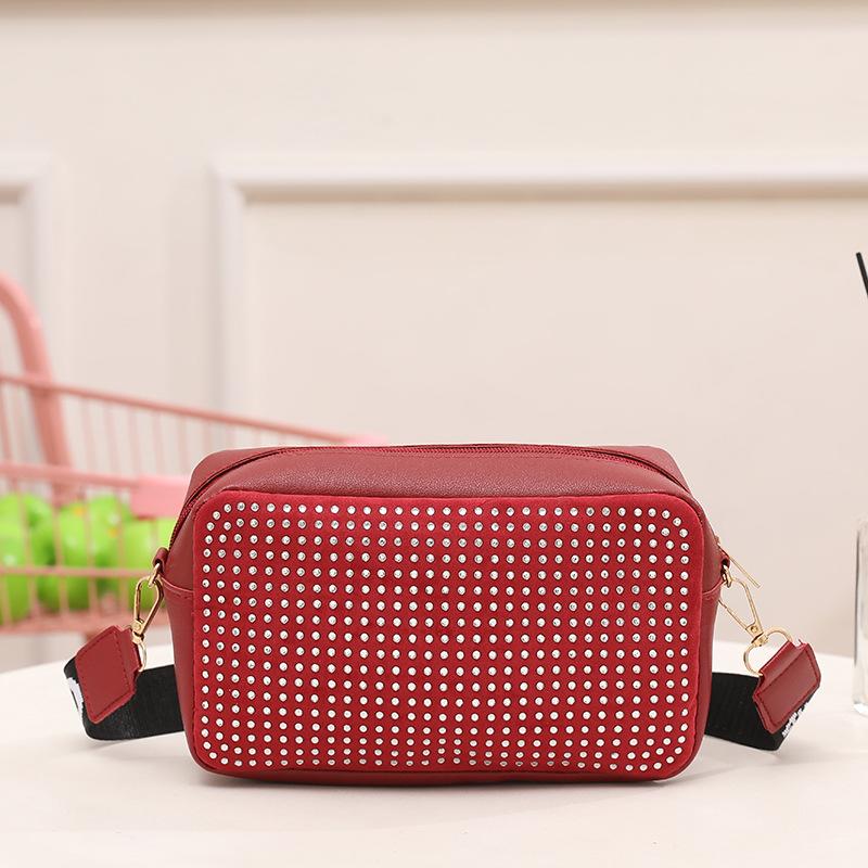 Multifunctional Black and White Style Student High Value Camera Bag Pencil Case Large Capacity Shoulder Messenger Women's Bag