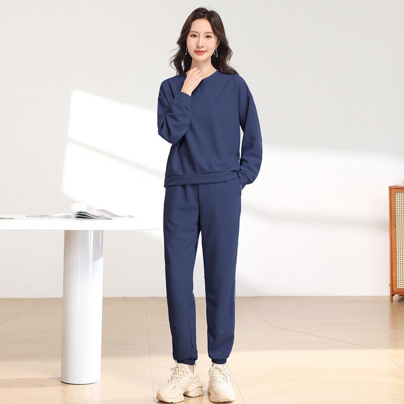 Sanpowa Waffle Knit Athletic Tracksuit