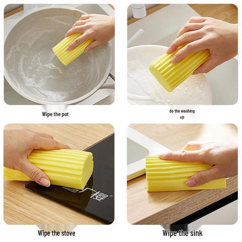 PVA Multifunctional Sponge Scrubber for Kitchen, Dishwashing, Wall, & Car Cleaning Magic Eraser