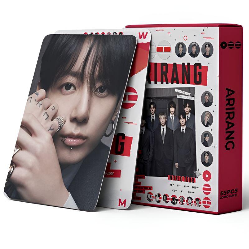 BTS SWIM ARIRANG Набор фотокарточек Body to Body – 55 премиальных фотокарточек 1BOX (55sheets)