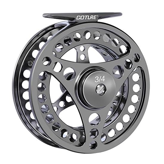 Goture Fly Reel, Interchangeable Left/Right Retrieve, Ultra-Lightweight ABS, 9/10, Entry-Level/Begin