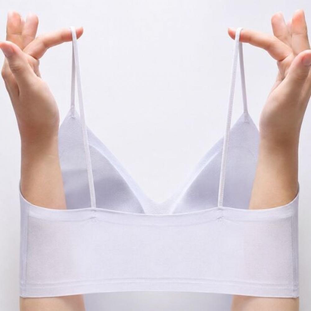 Navava Women S Cooling Thin Breathable SeamleSS Wirefree Bra 2 Set