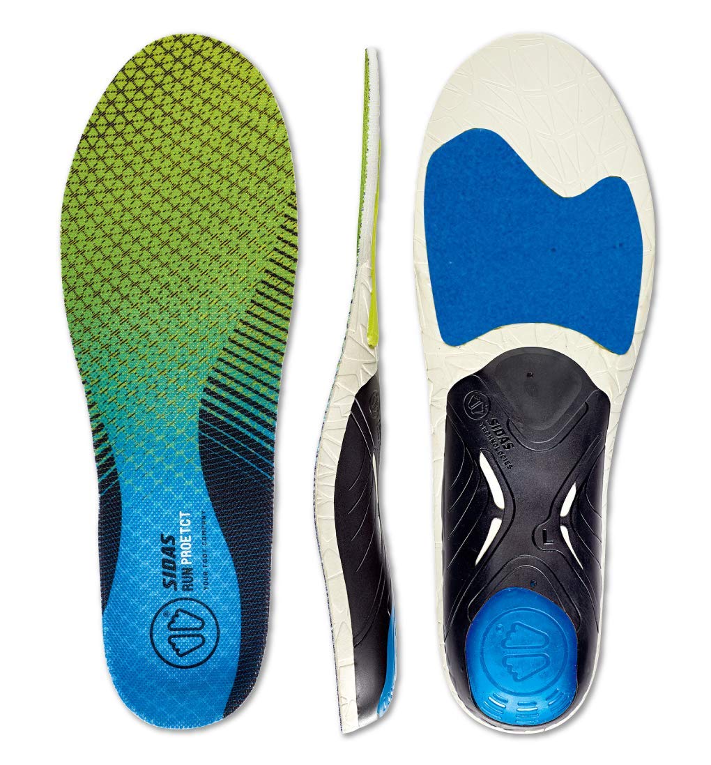 

SIDAS 3D Protect XL 316218105 Беговая стелька для защиты от ударов и для пропульсии (Размеры 28.5см-29.5см) Поглощение, Стабильность, Снижение, Амортизация,