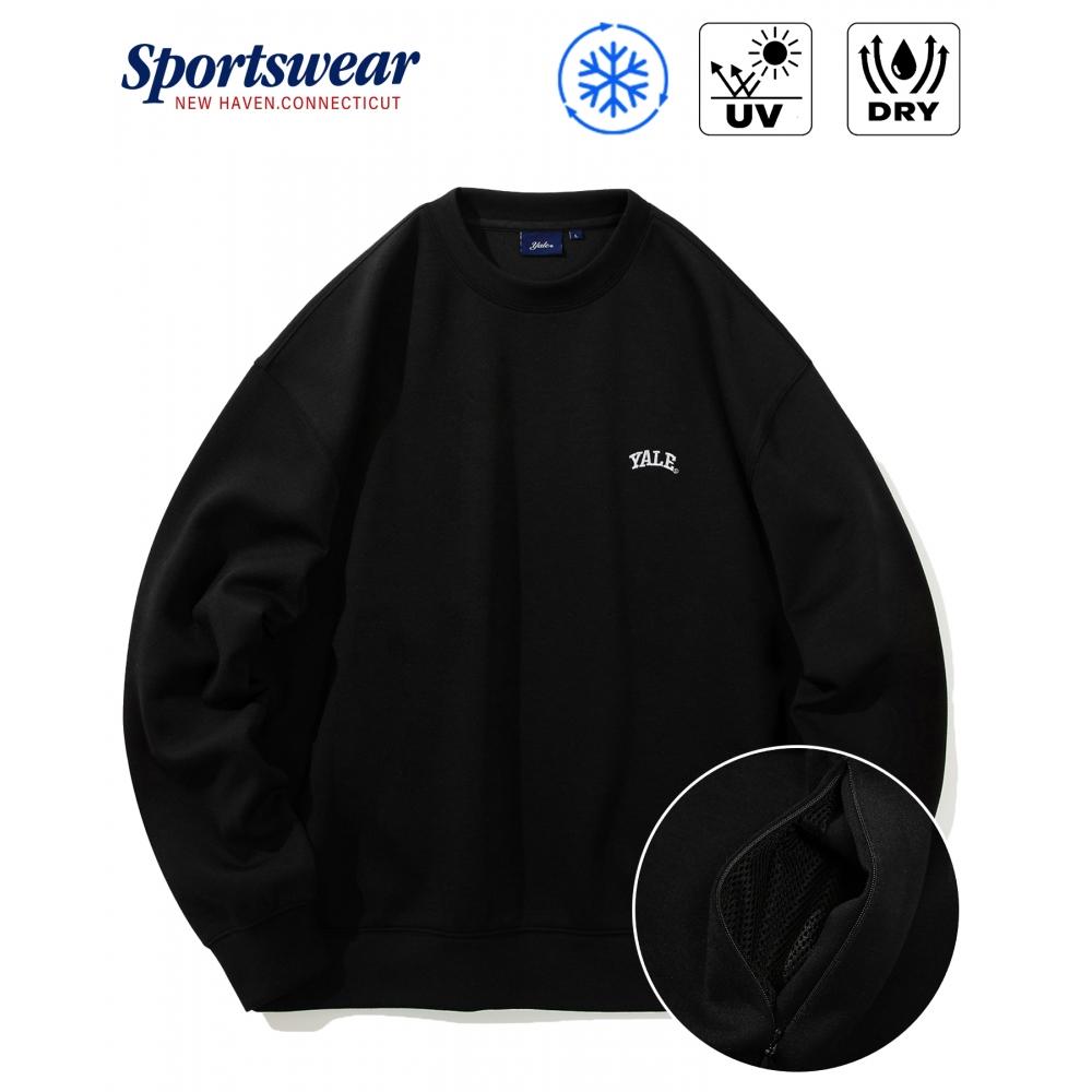 

РУБАШКА С КРУГЛЫМ ВЫРЕЗОМ YALE +UV CUTDRY STRETCH ЧЕРНАЯ