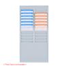 24 Pocket Slots Time Card Rack Wall Mounted Holder Office Storage for Punch