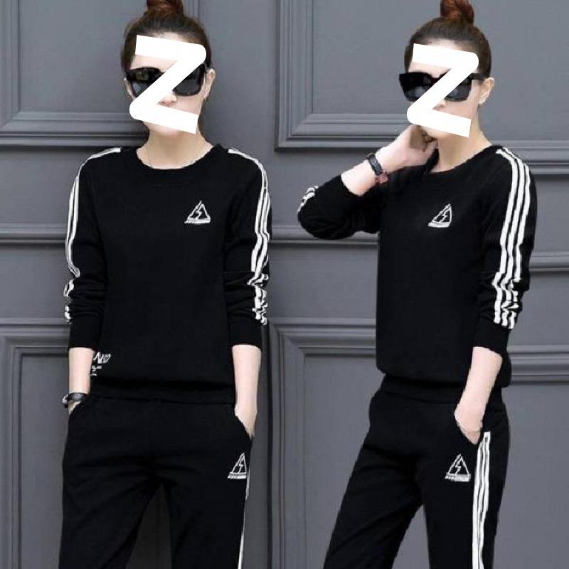 Tuta Sportiva Primavera e Autunno da Donna Stile Coreano Casual Manica Lunga