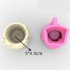 Bowknot Girl Flower Pot Silicone Resin Mould DIY Succulent Planter Molds Craft