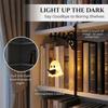 Library Lantern Reading Nooks Decorative Light, Ghostly Pendants Bookshelves Hanging Lamp with Shelf Edges Mount and Warm Glowing