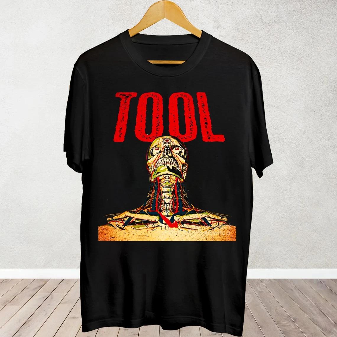 Vintage Tool Band Album Black T-Shirt Gift Fans Music All Size S-5XL XXL
