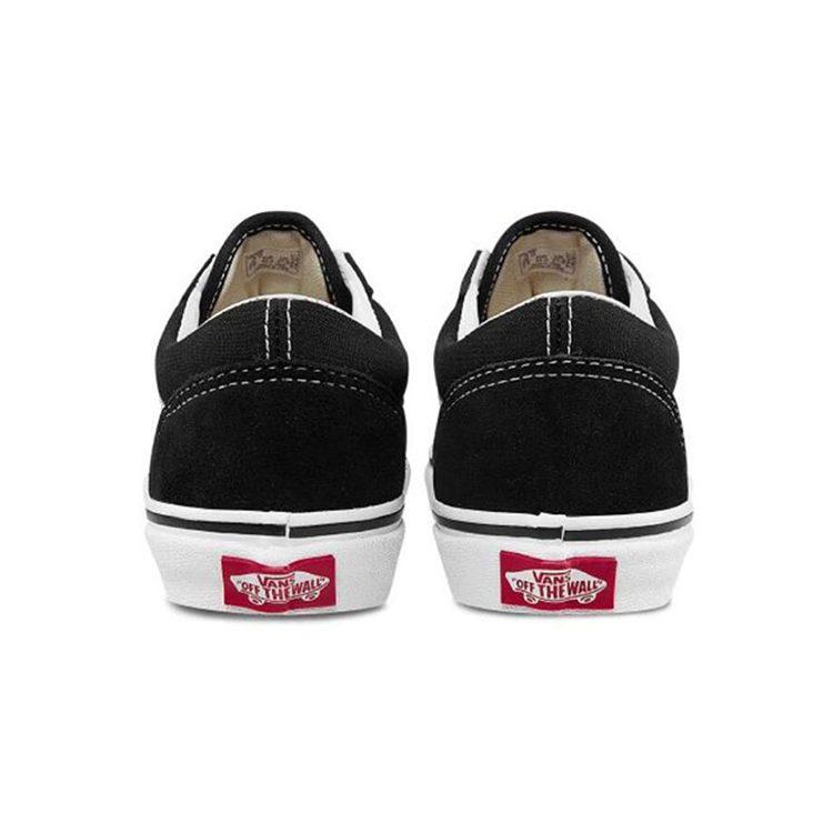 Vans Classic Canvas Checkerboard Low top Kids' Skateboarding Shoes Black White Kids' VN000W9T6BT