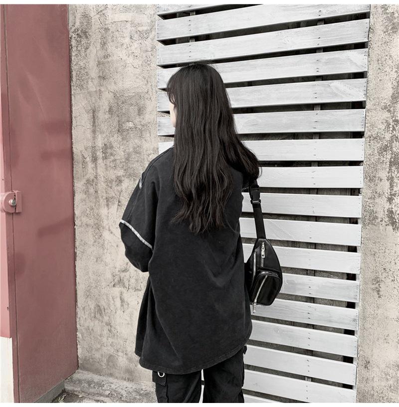 2024 Korean Autumn Women's Loose Round Neck Sweater - Trendy, Lightweight, Long Sleeve Student Outerwear