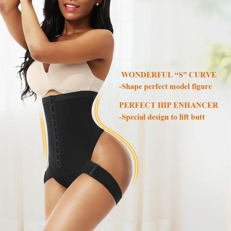Women Plus Size High Waisted Tummy Control Butt Lifting Shapewear Pants