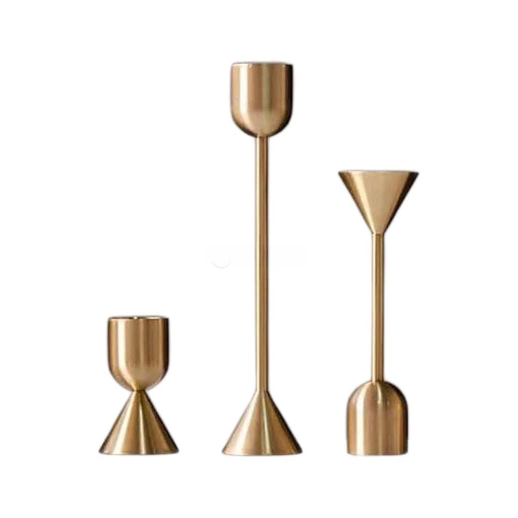 Party Home Decoration Gold Candles Stick Wedding Table Centerpieces Dinner Candelabrum Holiday Tabletop Elegant Candle Holder