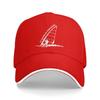 Rather Be Windsurfing Baseball Caps Outdoor Unisex Hats