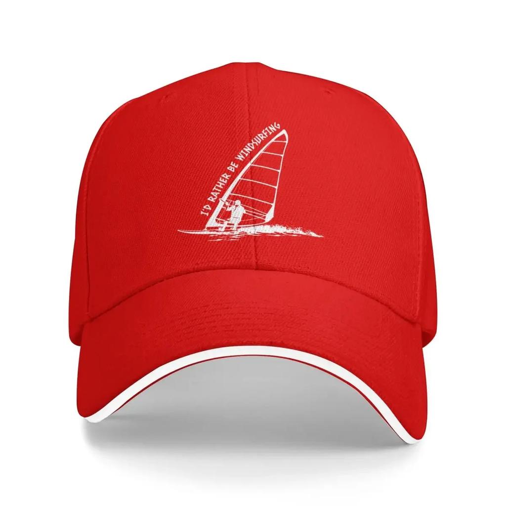 Rather Be Windsurfing Baseball Caps Outdoor Unisex Hats
