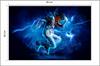Photomural Dancer During A Performance With Special Effects Self-Adhesive Mural 90x60