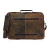 Aktentasche aus echtem Büffelleder, Laptop-Umhängetasche, beste Computer-Umhängetasche, handgefertigte Taschen für Männer, College-Tasche, Umhängetasche, große rustikale Tasche