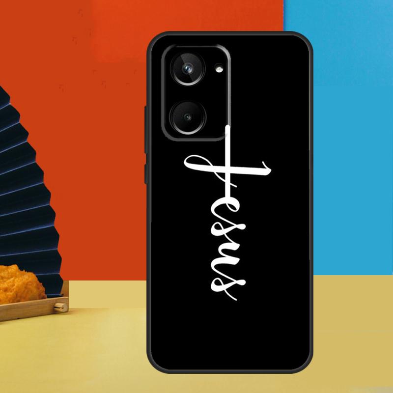 

Jesus Cross For Realme GT7 Pro GT6 10 11 12 13 14 15 Pro Plus C55 C67 C63 C61 C53 C31 C65 C71 C75 Case Realme GT7
