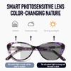 Finished Photochromic Reading Spectacles Female Cat Eye Multifocal Spectacles Colorful Spectacles for Hyperopia Diopter +1.0 to +4.0