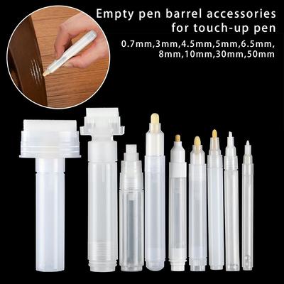 Tinta Recarregável Barris de Plástico Tubo Haste Vazia Marcador de Giz Líquido Canetas de Grafite Caneta de Tinta Acessórios