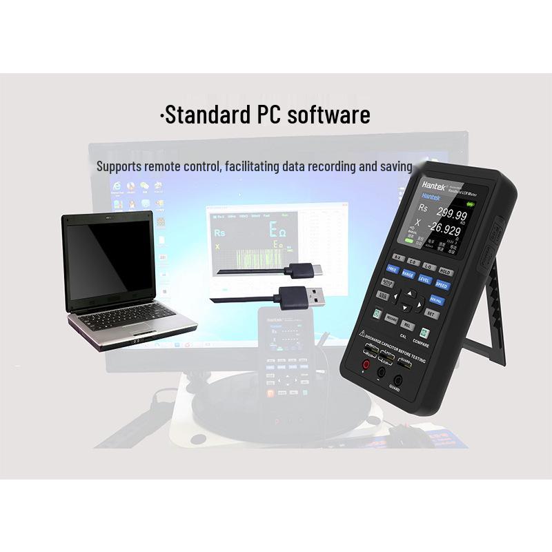 Hantek Handheld LCR Bridge 1832C/1833C High-Precision Resistance Meter