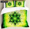 Watercolor Lotus Duvet Cover SetDecorative 3 Piece Bedding Set With 2 Pillow Shams Queen King Full Size All-Season Room Decor