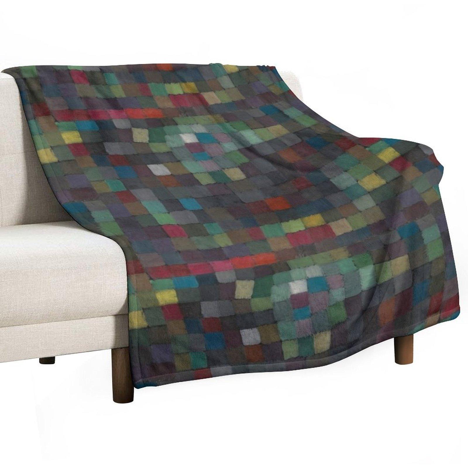 Paul Klee Detail Throw Blanket Luxury St christmas gifts Moving for sofa Blankets 30x40in