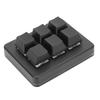 USB Wired 6 Key Keyboard Customize NaMacro Programmable 6 Key Mechanical Keypad for PC Video Game
