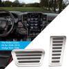 Motrobe Pedal Cover for Dodge Ram 1500 2019-2026 Accessories Aluminum Alloy | Brake Gas Fuel Accelerator Foot Pedal Pad Kit with Anti-Slip Mat, Not