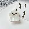 Cute Glitter Hair Barrettes Halloween Claw Clip, Headdress, Acrylic Bat Pumpkin Cool Decorations Black Cat Spider Ghost Pattern Accessories for Women
