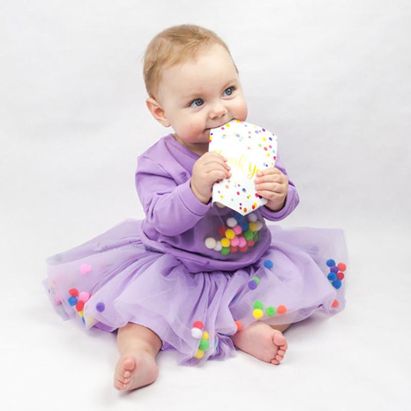 Skirt Girl Princess Party Skirt Hair Hoop Set Kids Girls Tutu Skirt Fluffy Mini Rainbow Dot Skirt