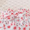3PCS Baby Girl Clothes Outfits Long Sleeve Lovely Rabbit Bodysuit+Flower Pants+Headband Autumn Casual Wear for Infant 0-18 Months