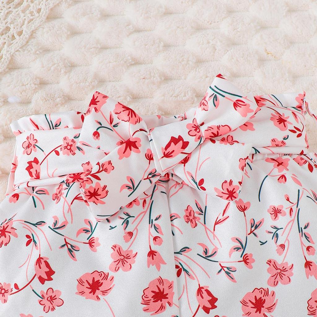 3PCS Baby Girl Clothes Outfits Long Sleeve Lovely Rabbit Bodysuit+Flower Pants+Headband Autumn Casual Wear for Infant 0-18 Months