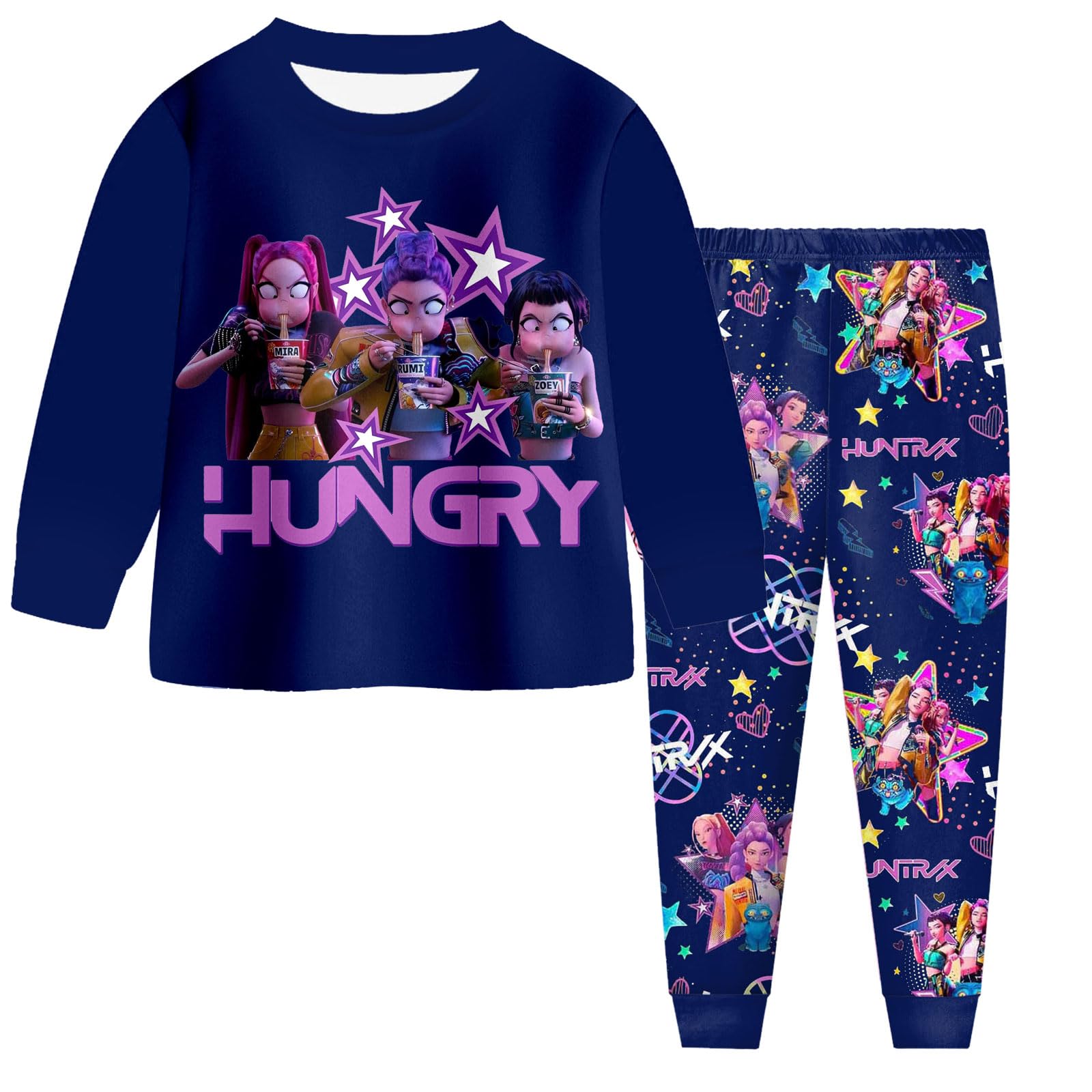 

Детский модный костюм юбка топ с круглым вырезом и длинными рукавами брюки 110