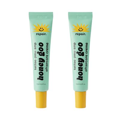 Honey Goo Repair 15ml Mini Tattoo Semi-Permanent Care Post-Tattoo Care Cream Ointment 2PCS
