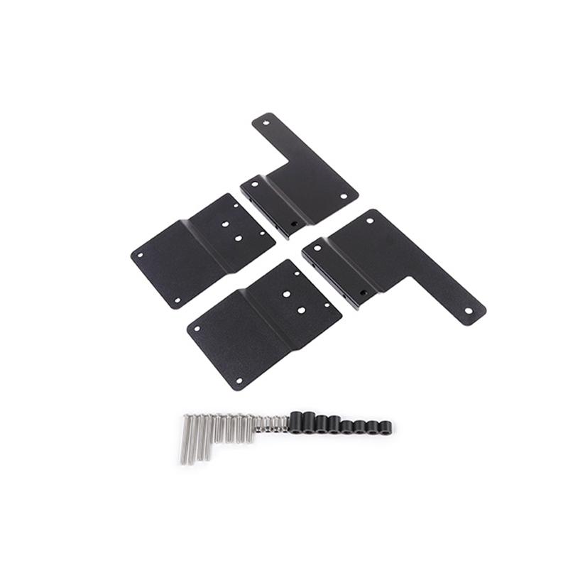 SHINEKA Car A-Pillar Bracket LED Light Mounts Holder Accessories for Jeep Wrangler JL Gladiator JT 2018 2019 2020 2021 2022 2023 чёрный