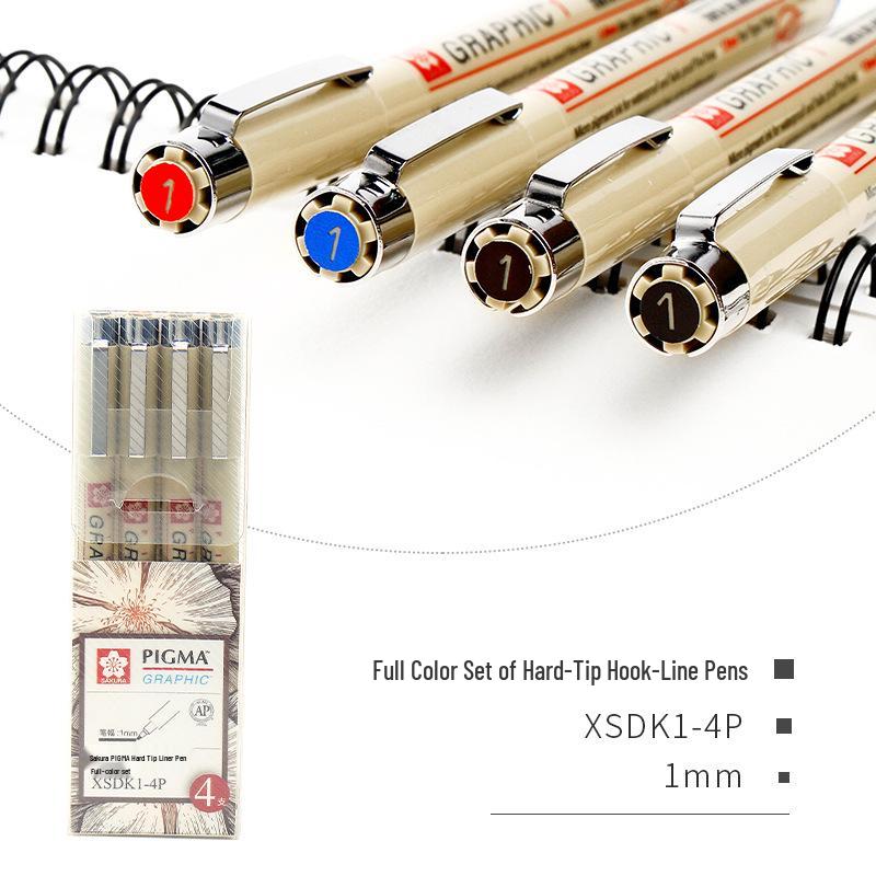 Набор линеров Sakura PIGMA из 9 штук для манги, черчения и ручной росписи
